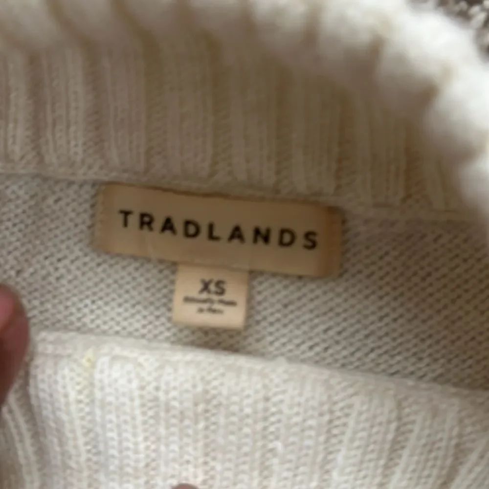 Tradlandsrelaxed Fit Ivory Alpaca Blend Sweater Xs — image 5 of 6